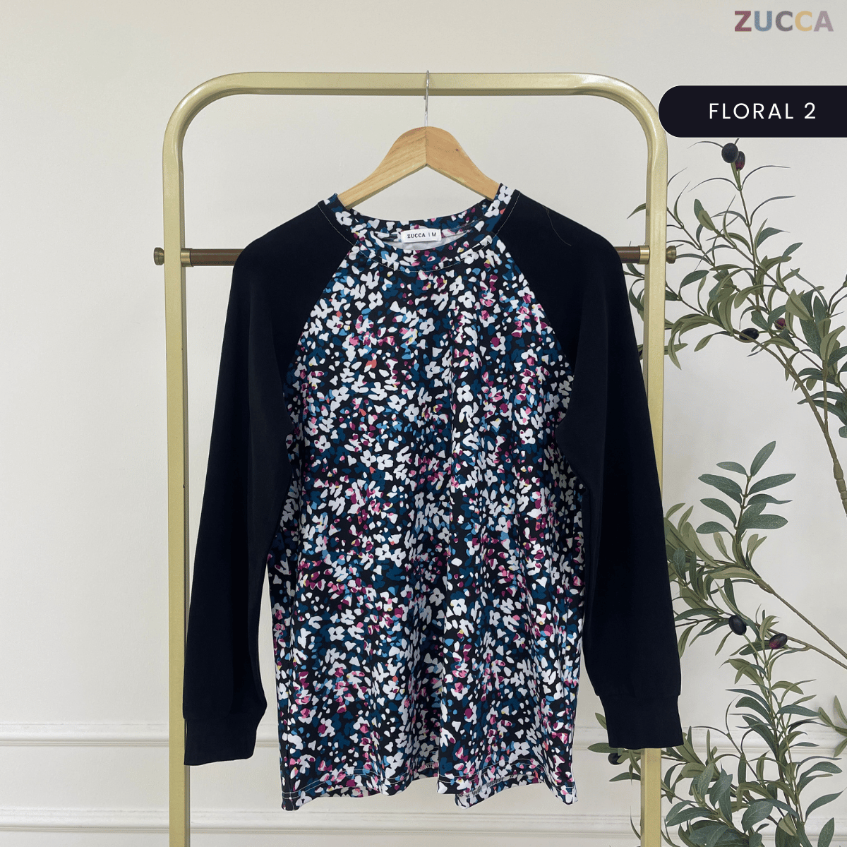 ZUCCA ZELIA KASUAL WOMEN SWEATSHIRT LONG SLEEVE - MA156