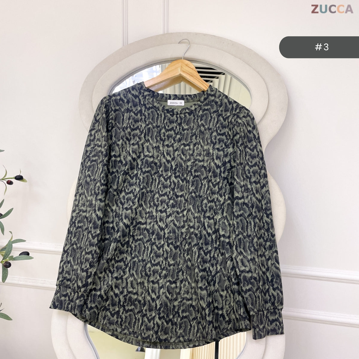 ZUCCA ZELIA KASUAL WOMEN SWEATSHIRT LONG SLEEVE - MA156