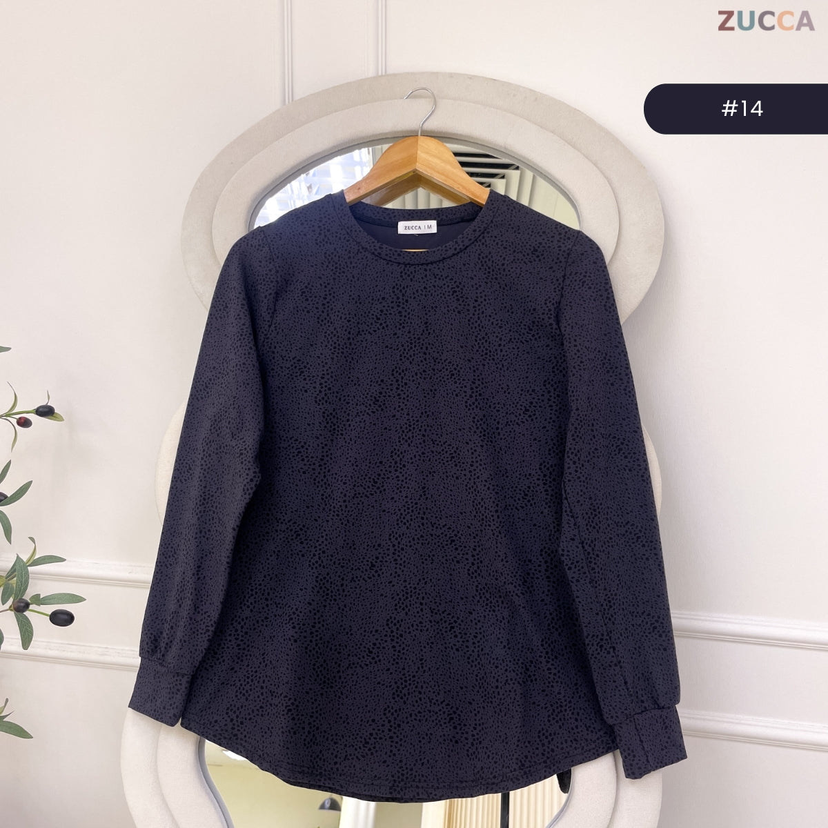 ZUCCA ZELIA KASUAL WOMEN SWEATSHIRT LONG SLEEVE - MA156