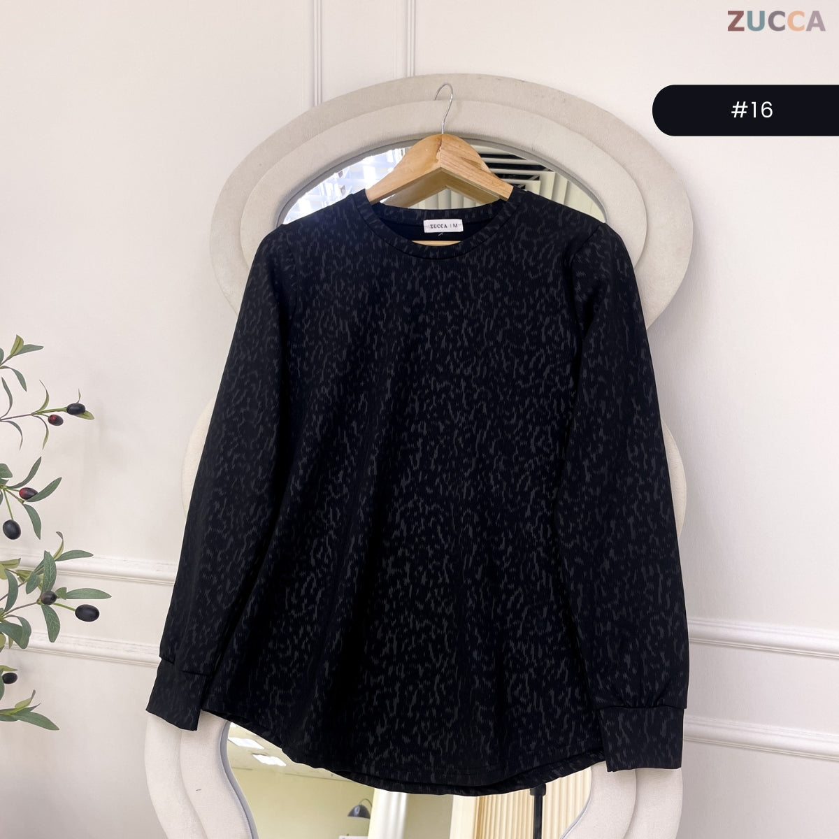 ZUCCA ZELIA KASUAL WOMEN SWEATSHIRT LONG SLEEVE - MA156