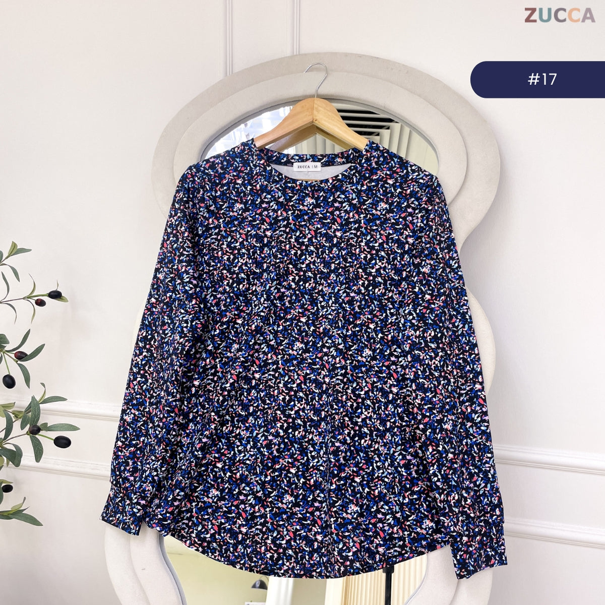 ZUCCA ZELIA KASUAL WOMEN SWEATSHIRT LONG SLEEVE - MA156