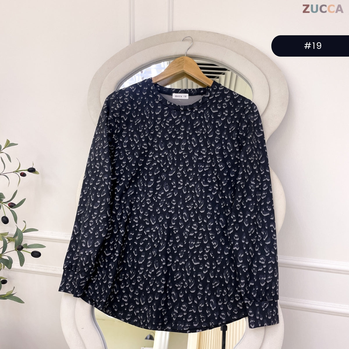 ZUCCA ZELIA KASUAL WOMEN SWEATSHIRT LONG SLEEVE - MA156