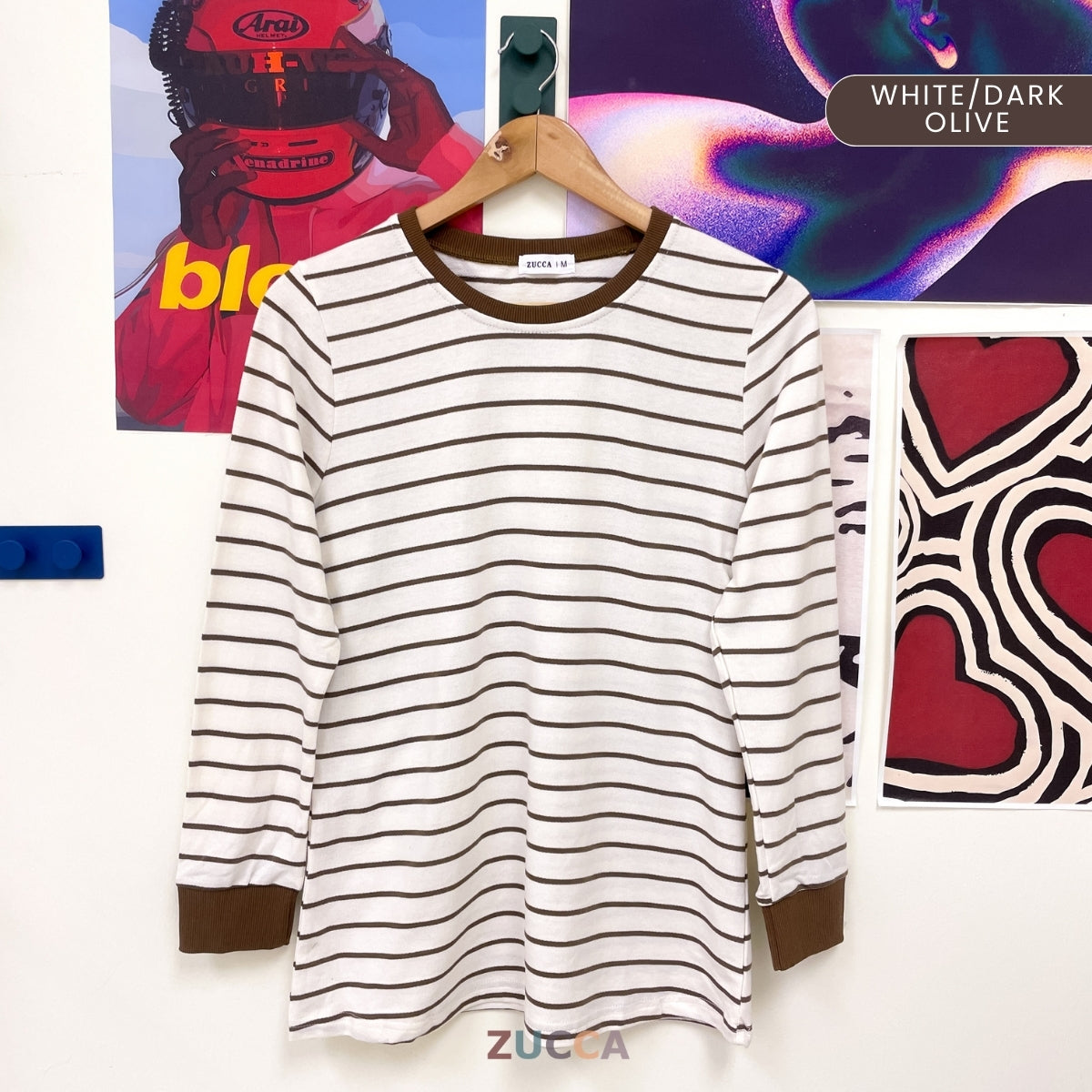 ZUCCA ERISA KASUAL WOMEN STRIPE SHIRT - MA157