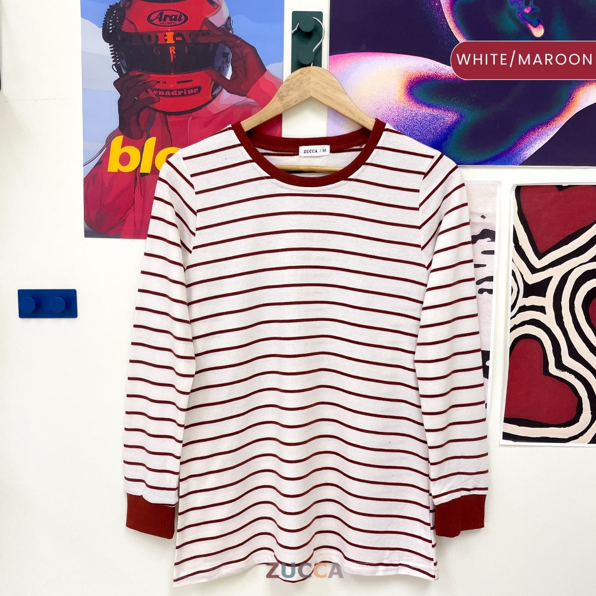 ZUCCA ERISA KASUAL WOMEN STRIPE SHIRT - MA157