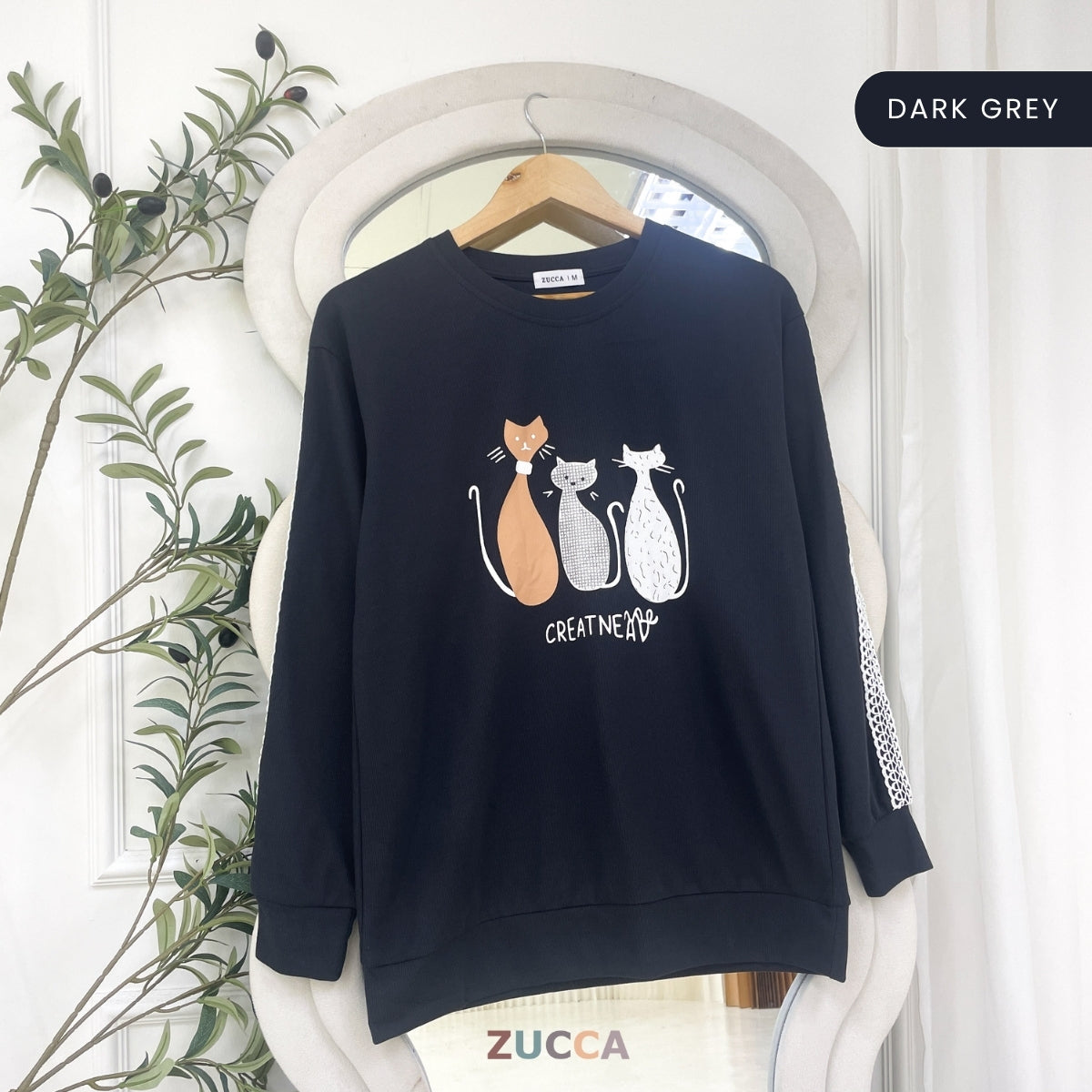 ZUCCA MILLY WOMEN KASUAL GRAPHIC PRINTED SHIRT LONG SLEEVE - MA158