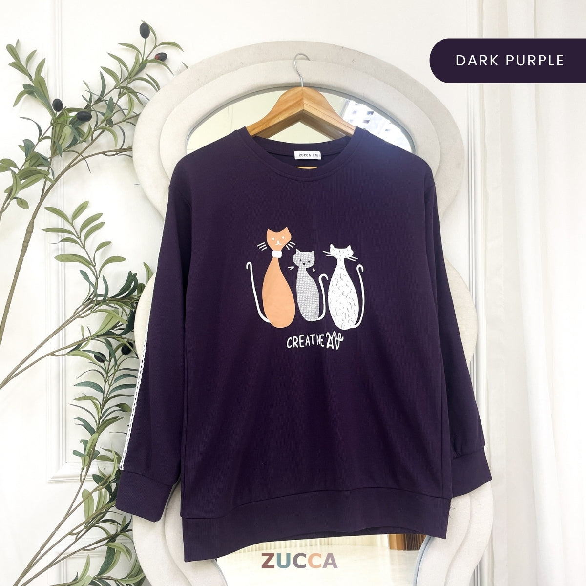 ZUCCA MILLY WOMEN KASUAL GRAPHIC PRINTED SHIRT LONG SLEEVE - MA158