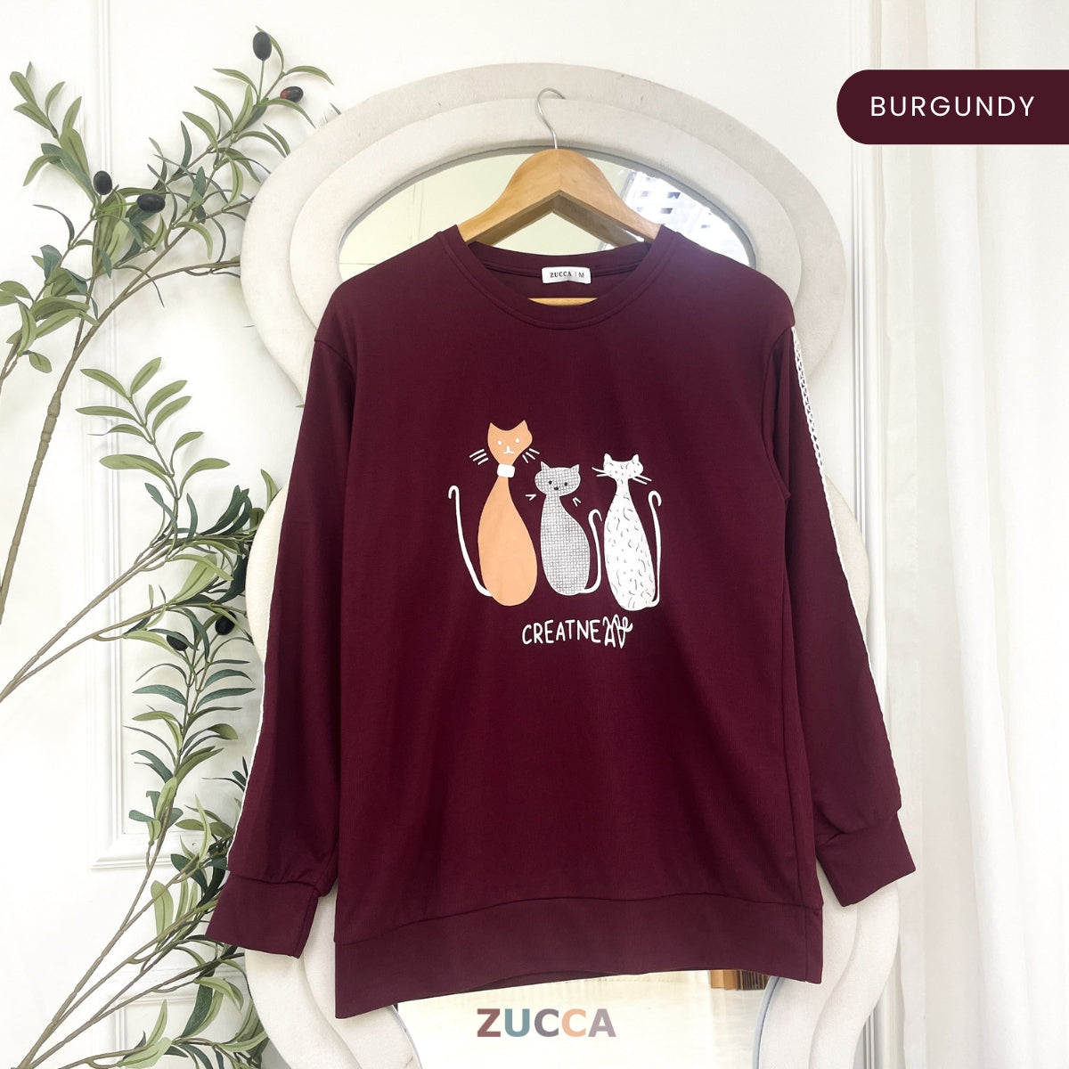 ZUCCA MILLY WOMEN KASUAL GRAPHIC PRINTED SHIRT LONG SLEEVE - MA158