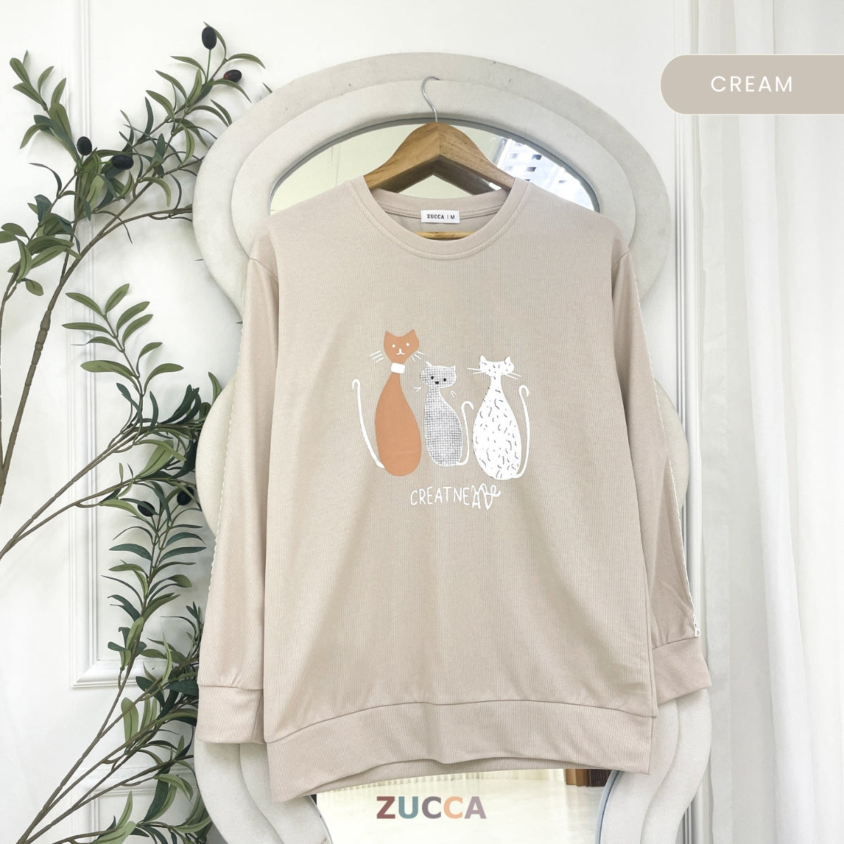 ZUCCA MILLY WOMEN KASUAL GRAPHIC PRINTED SHIRT LONG SLEEVE - MA158