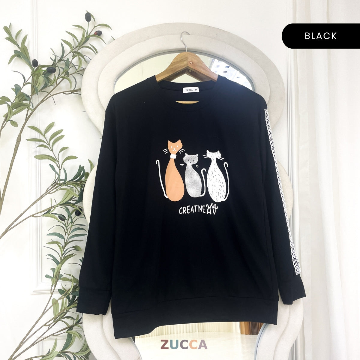 ZUCCA MILLY WOMEN KASUAL GRAPHIC PRINTED SHIRT LONG SLEEVE - MA158