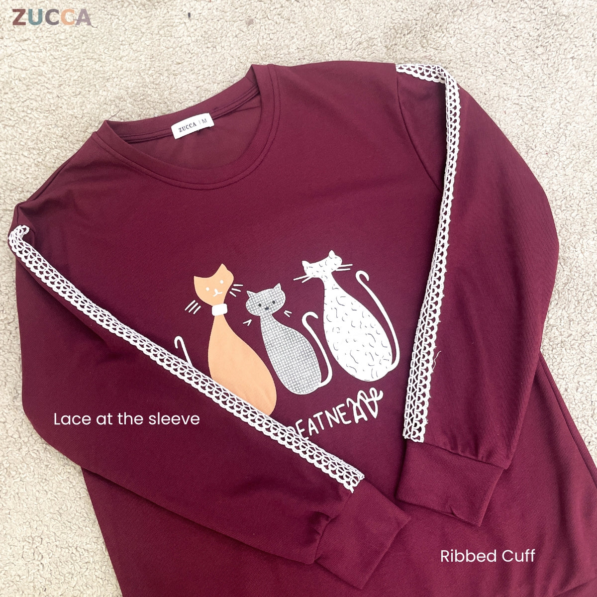 ZUCCA MILLY WOMEN KASUAL GRAPHIC PRINTED SHIRT LONG SLEEVE - MA158