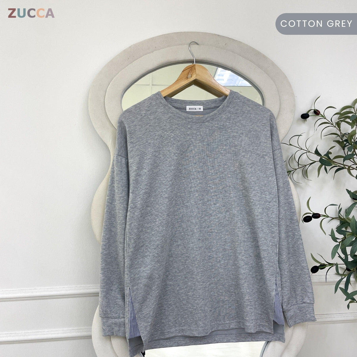 ZUCCA TALEA KASUAL WOMEN PLAIN SHIRT LONG SLEEVE - MA159