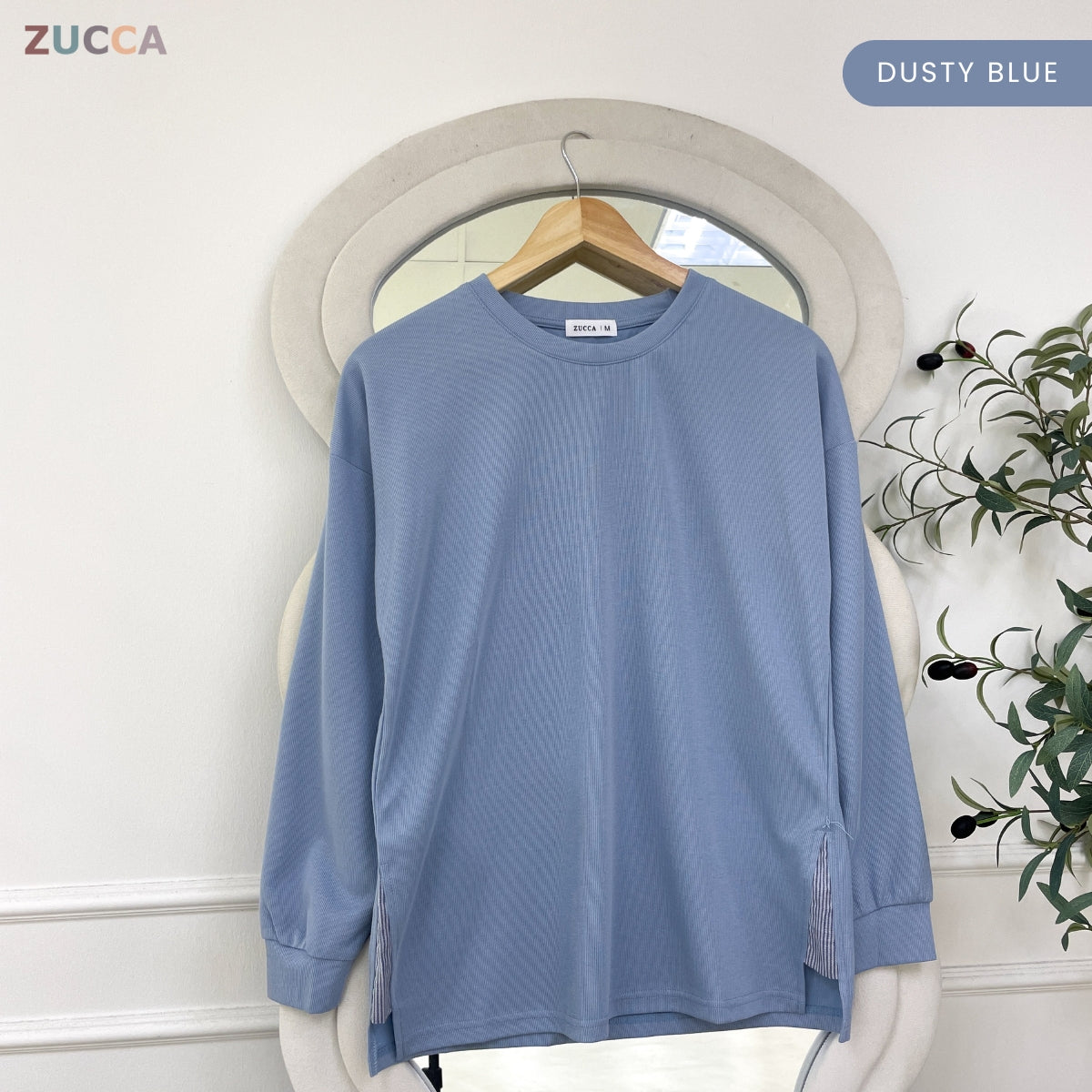 ZUCCA TALEA KASUAL WOMEN PLAIN SHIRT LONG SLEEVE - MA159