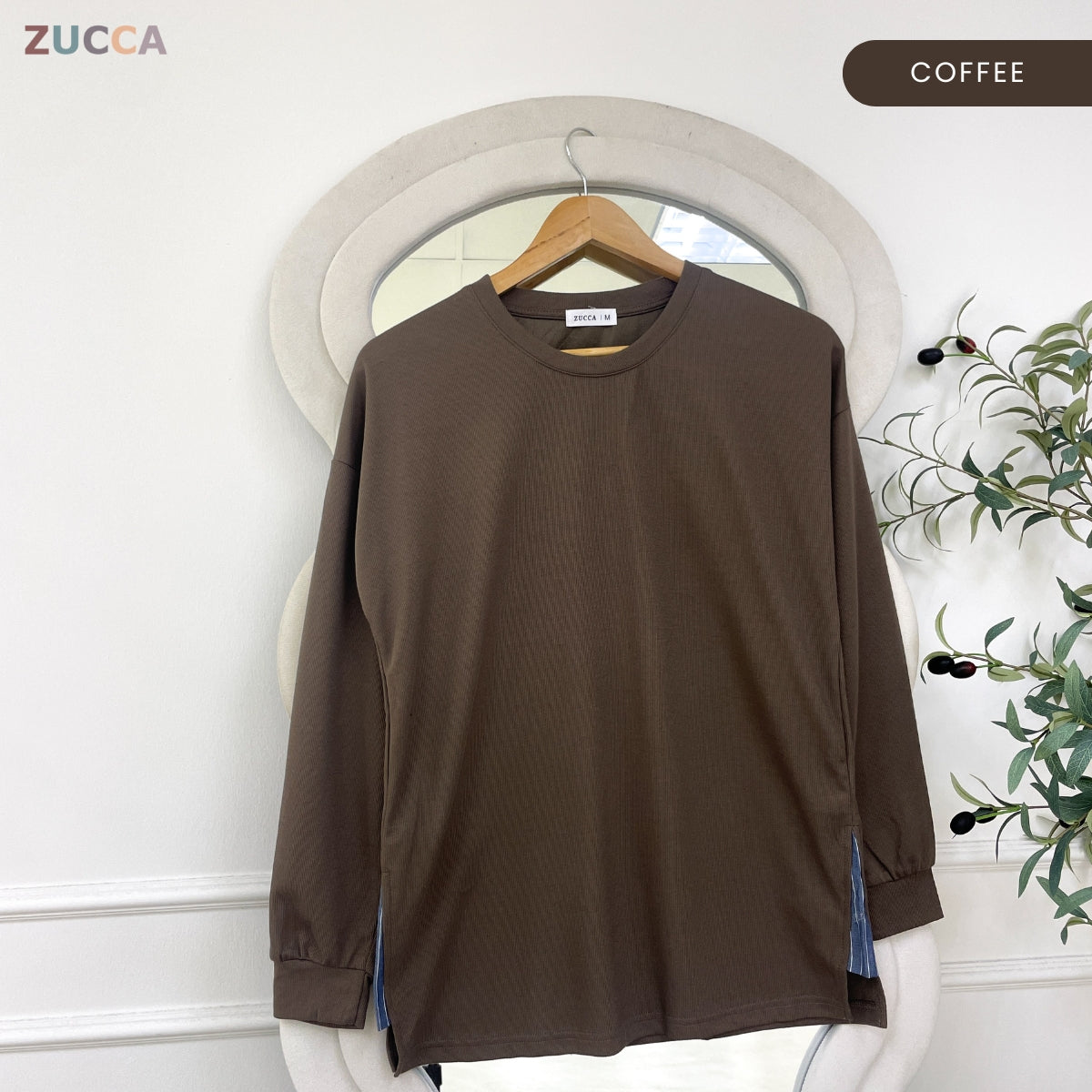 ZUCCA TALEA KASUAL WOMEN PLAIN SHIRT LONG SLEEVE - MA159