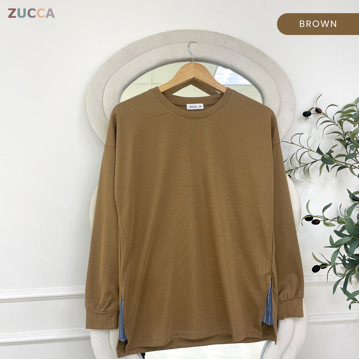 ZUCCA TALEA KASUAL WOMEN PLAIN SHIRT LONG SLEEVE - MA159