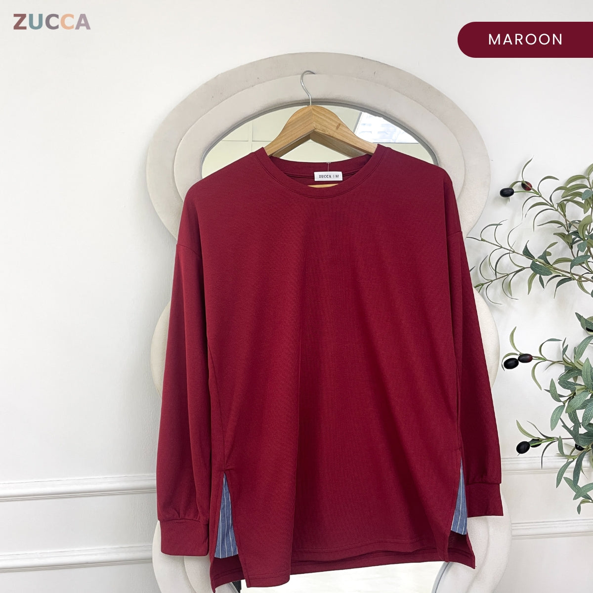 ZUCCA TALEA KASUAL WOMEN PLAIN SHIRT LONG SLEEVE - MA159