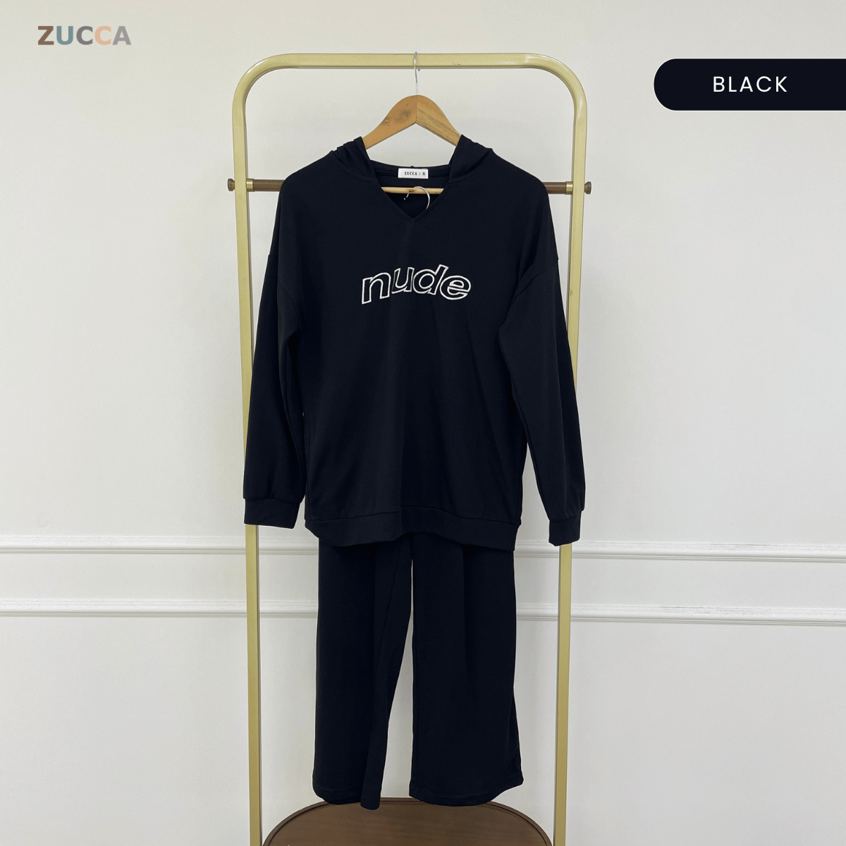 ZUCCA SYIHA CASUAL HOODIE MODEST PANTS SET - MA160