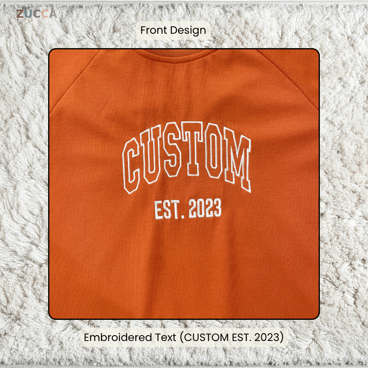ZUCCA JESSICA CLASSIC CUSTOM EMBROIDERED LONGSLEEVE - MA161