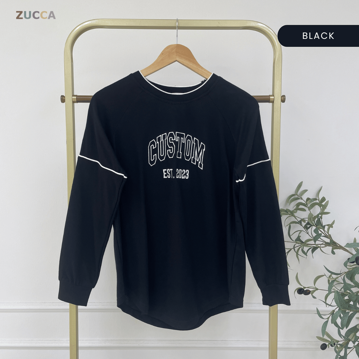 ZUCCA JESSICA CLASSIC CUSTOM EMBROIDERED LONGSLEEVE - MA161