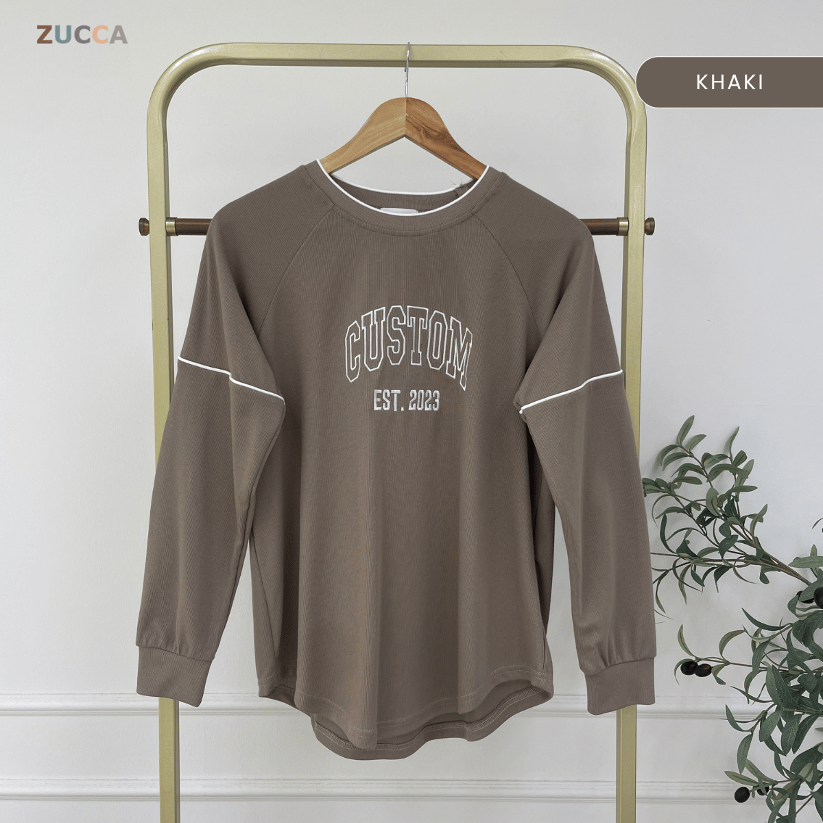 ZUCCA JESSICA CLASSIC CUSTOM EMBROIDERED LONGSLEEVE - MA161