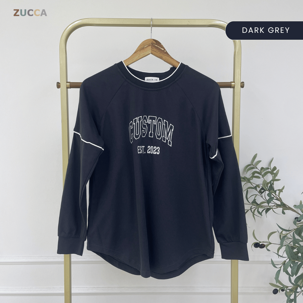 ZUCCA JESSICA CLASSIC CUSTOM EMBROIDERED LONGSLEEVE - MA161
