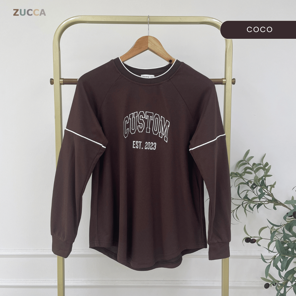 ZUCCA JESSICA CLASSIC CUSTOM EMBROIDERED LONGSLEEVE - MA161