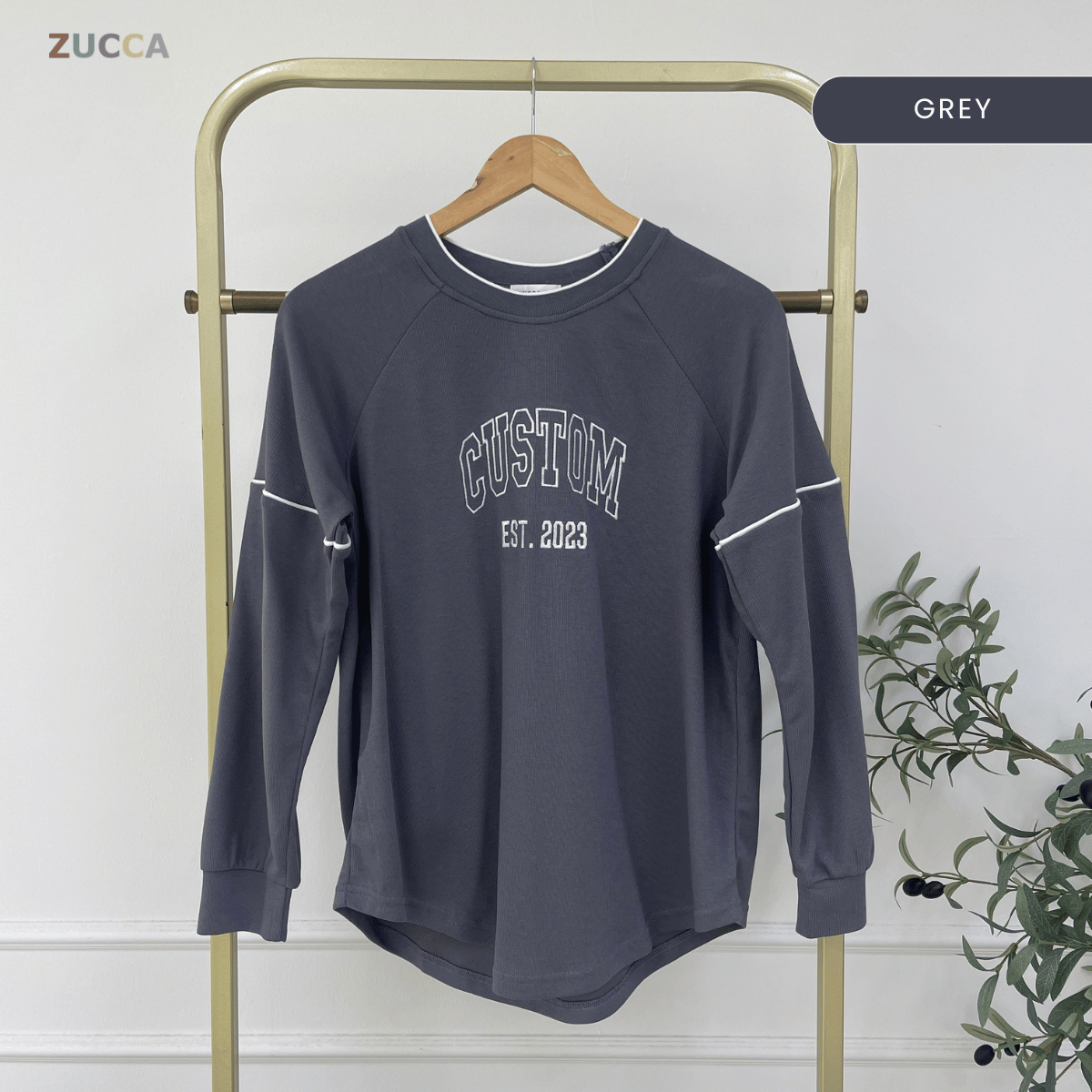 ZUCCA JESSICA CLASSIC CUSTOM EMBROIDERED LONGSLEEVE - MA161