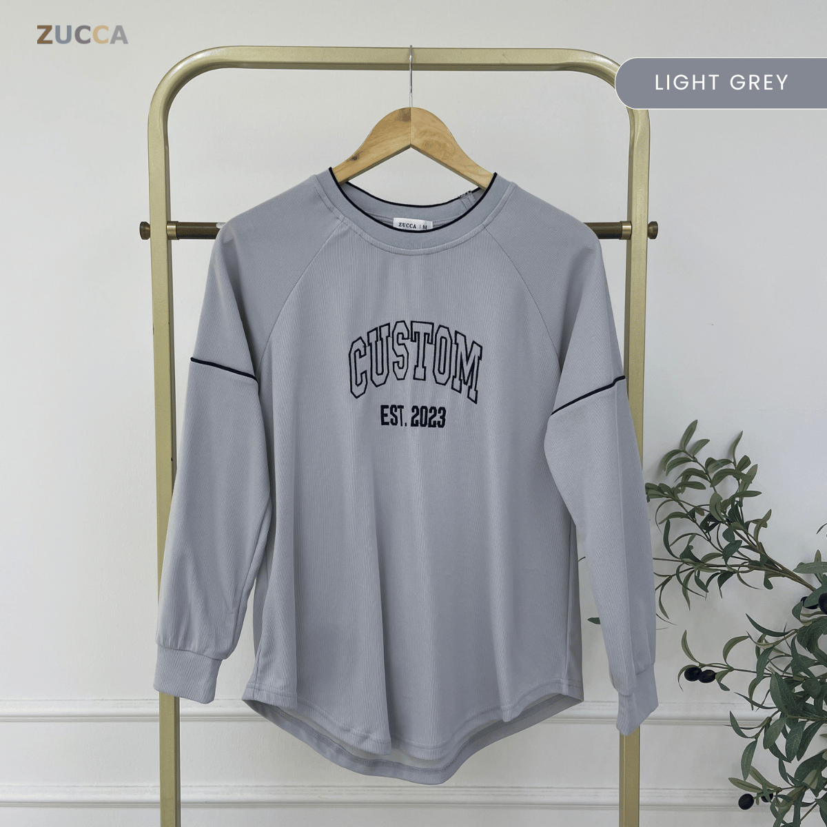 ZUCCA JESSICA CLASSIC CUSTOM EMBROIDERED LONGSLEEVE - MA161