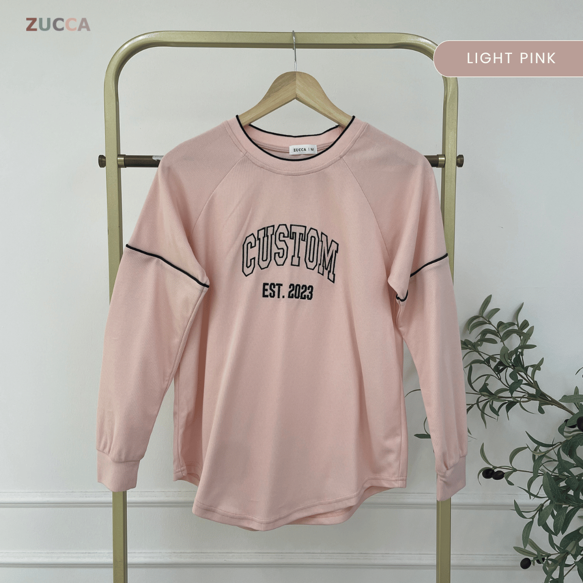 ZUCCA JESSICA CLASSIC CUSTOM EMBROIDERED LONGSLEEVE - MA161