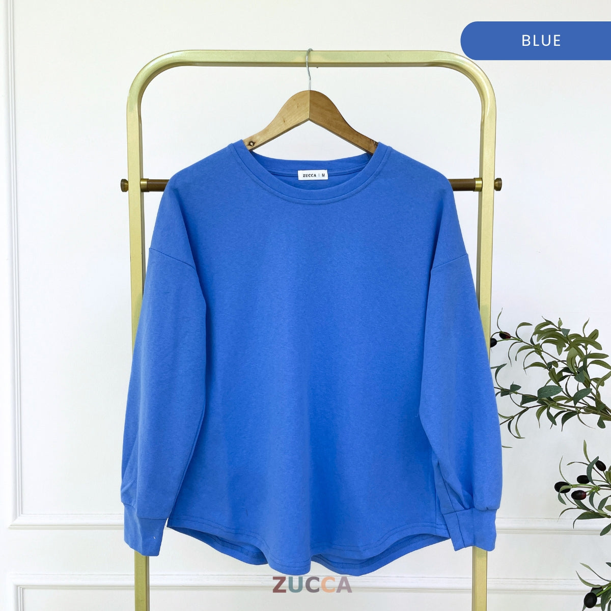 ZUCCA DARLIA KASUAL WOMEN PLAIN OVERSIZE SHIRT LONG SLEEVE - MA163