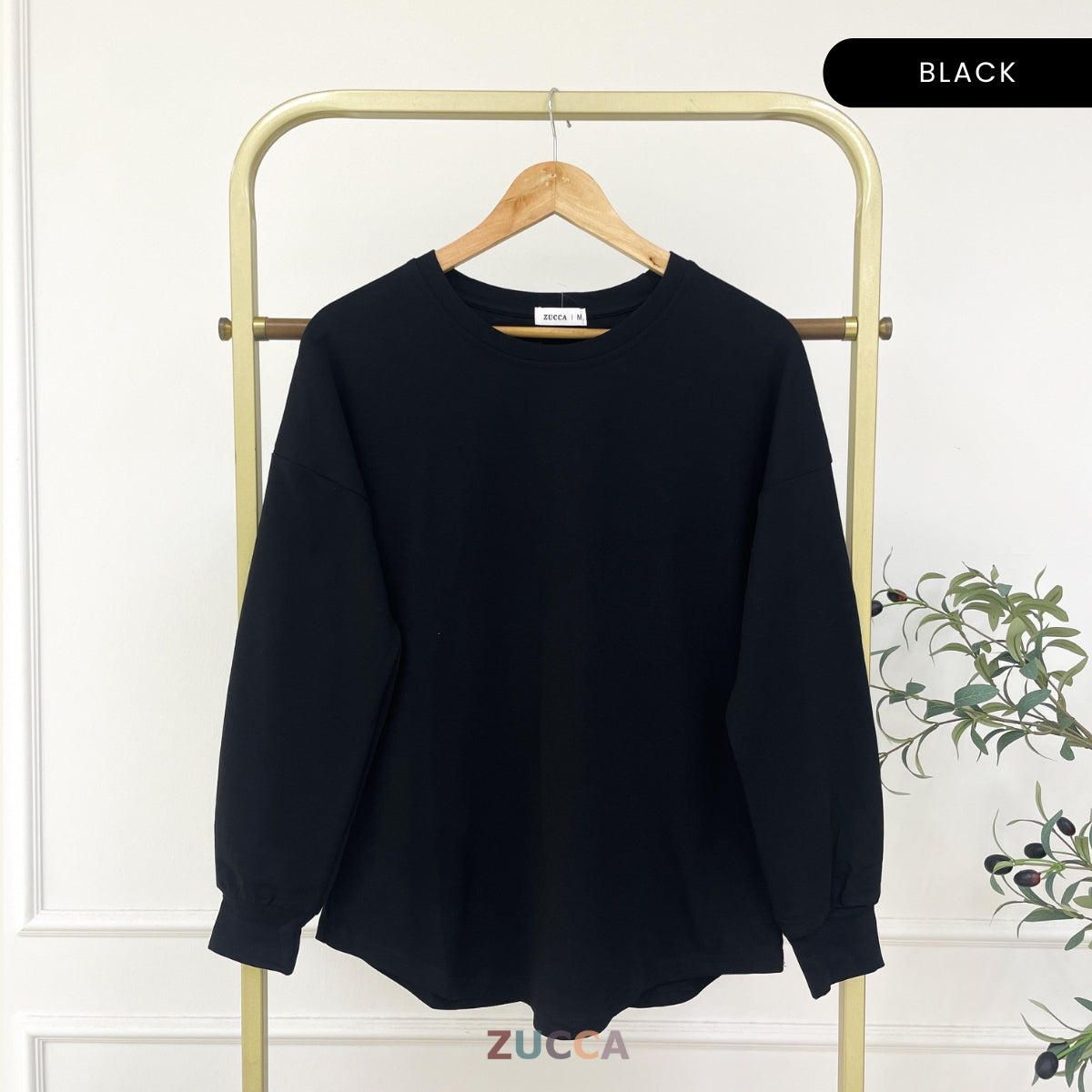 ZUCCA DARLIA KASUAL WOMEN PLAIN OVERSIZE SHIRT LONG SLEEVE - MA163