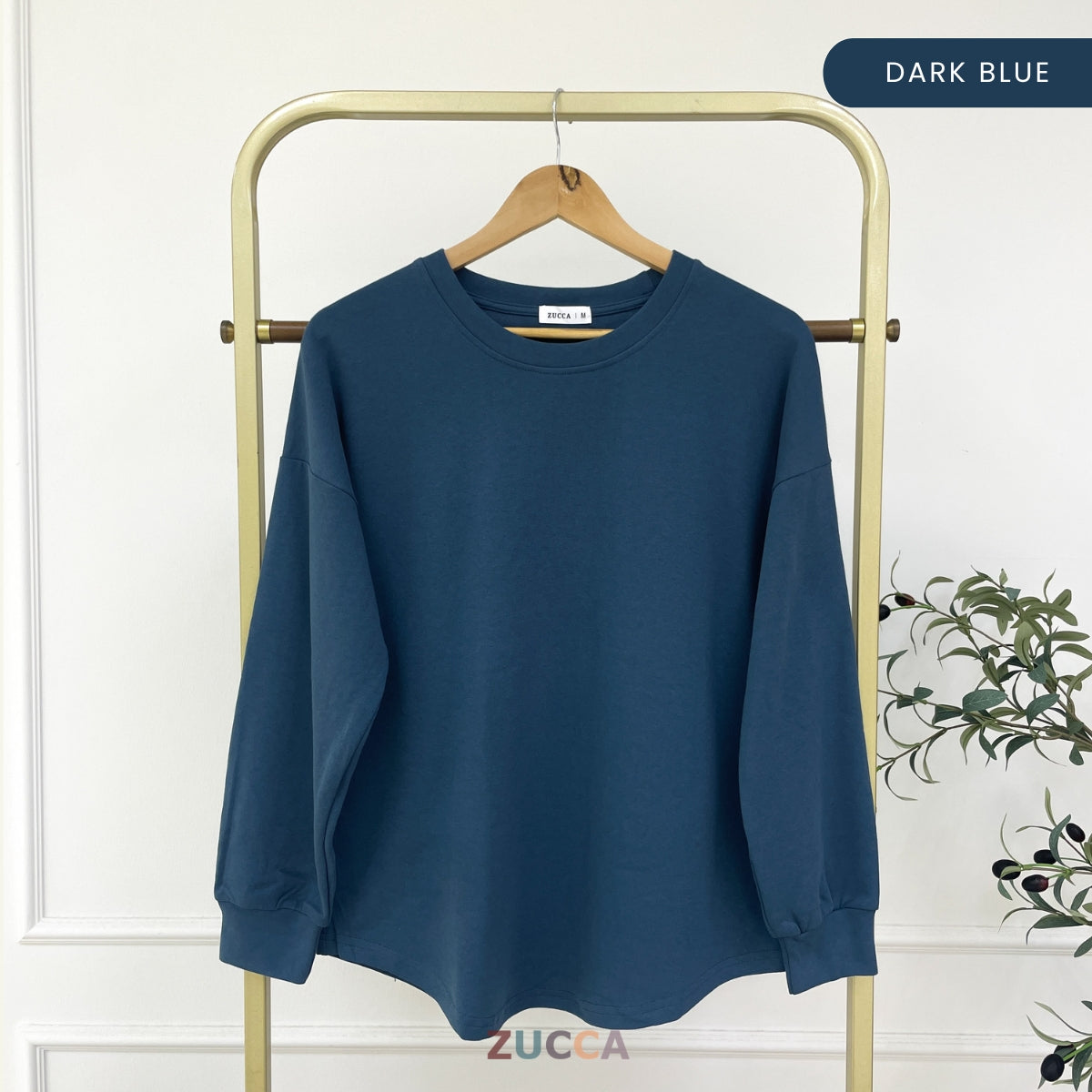 ZUCCA DARLIA KASUAL WOMEN PLAIN OVERSIZE SHIRT LONG SLEEVE - MA163