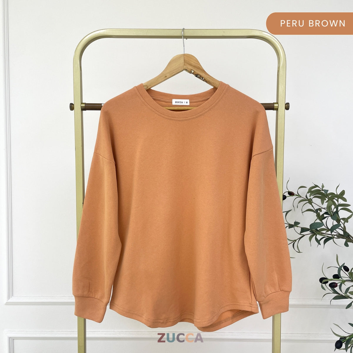 ZUCCA DARLIA KASUAL WOMEN PLAIN OVERSIZE SHIRT LONG SLEEVE - MA163