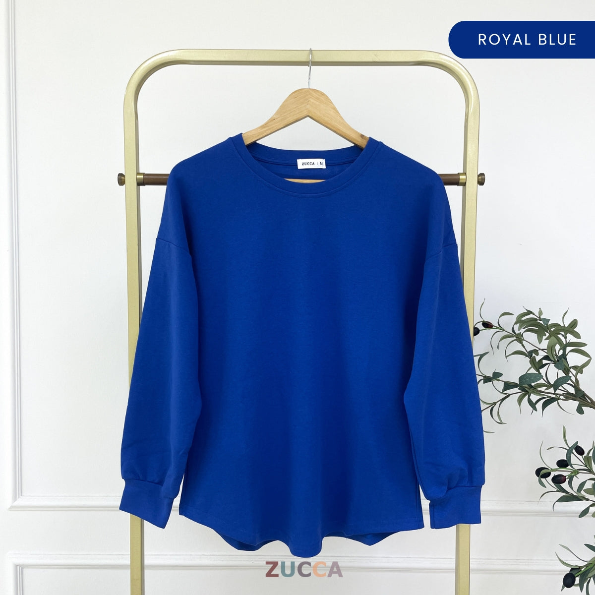 ZUCCA DARLIA KASUAL WOMEN PLAIN OVERSIZE SHIRT LONG SLEEVE - MA163