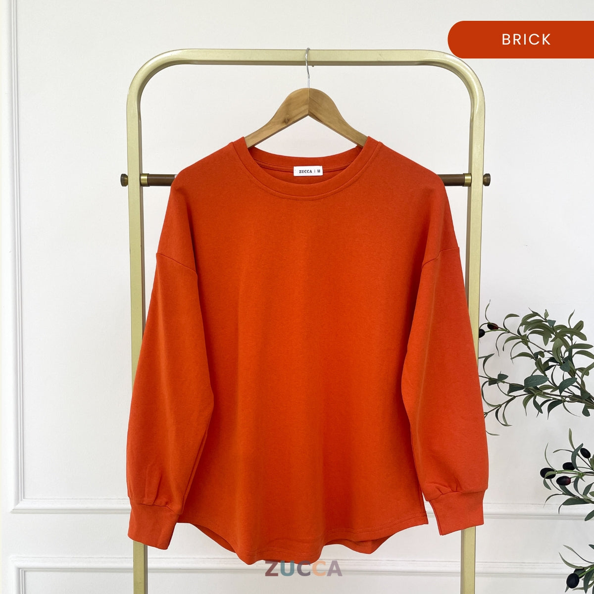 ZUCCA DARLIA KASUAL WOMEN PLAIN OVERSIZE SHIRT LONG SLEEVE - MA163