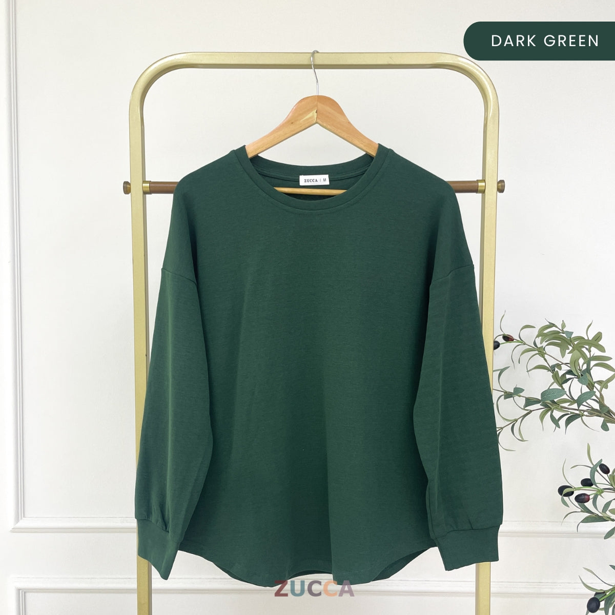 ZUCCA DARLIA KASUAL WOMEN PLAIN OVERSIZE SHIRT LONG SLEEVE - MA163