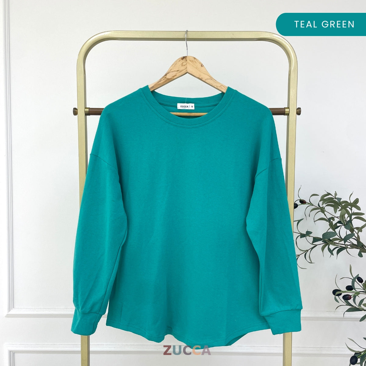 ZUCCA DARLIA KASUAL WOMEN PLAIN OVERSIZE SHIRT LONG SLEEVE - MA163