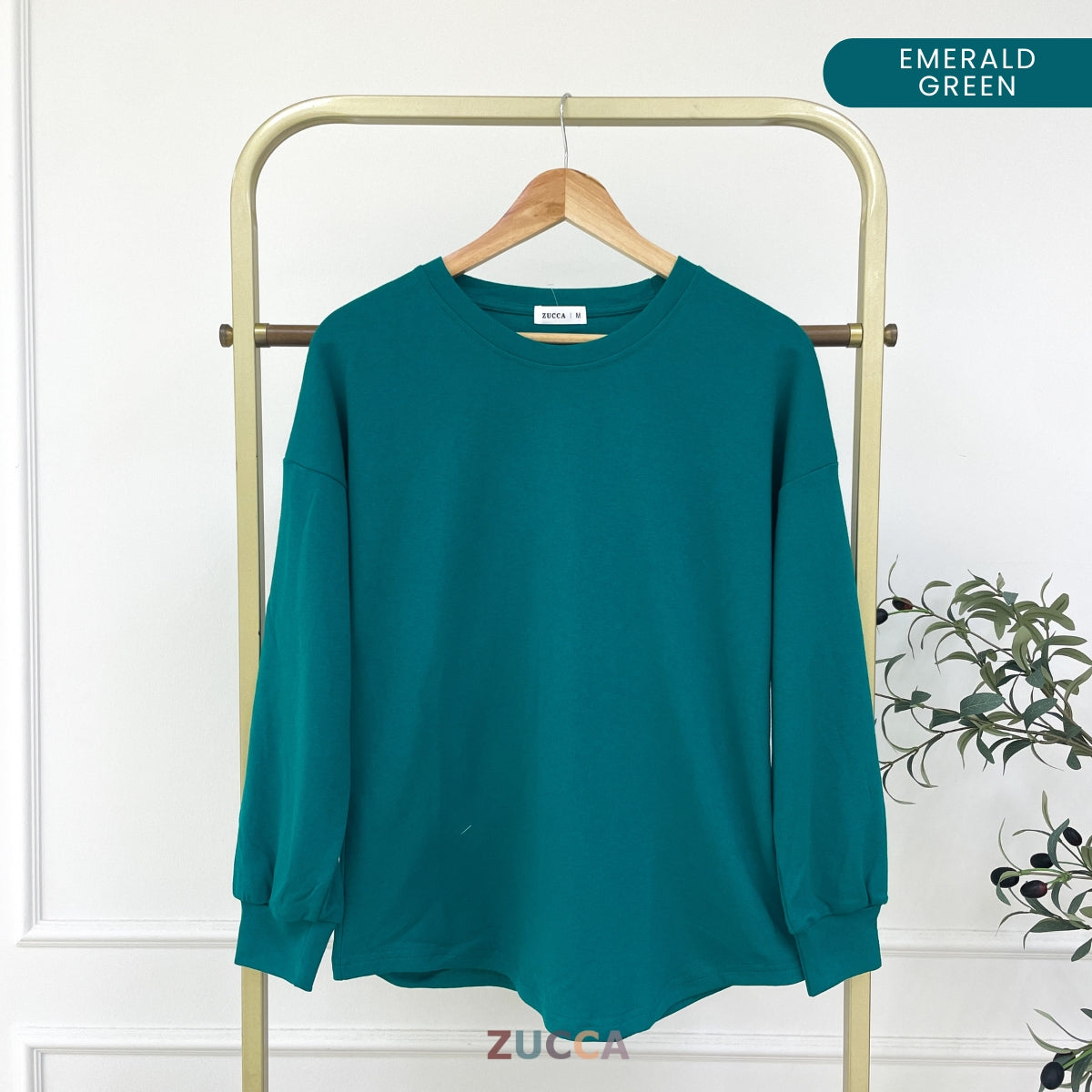 ZUCCA DARLIA KASUAL WOMEN PLAIN OVERSIZE SHIRT LONG SLEEVE - MA163
