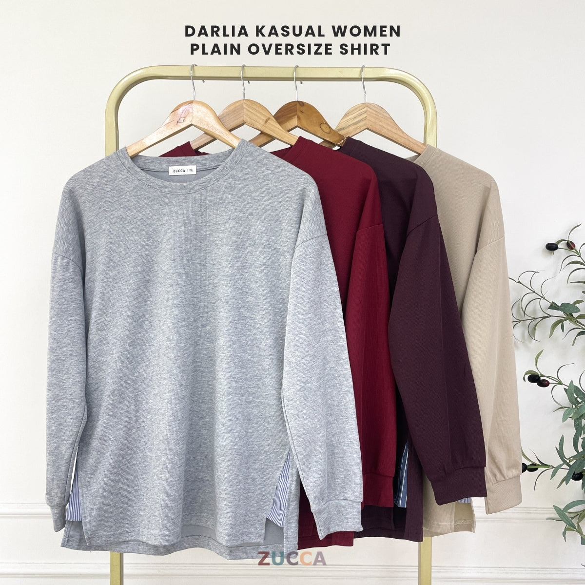 ZUCCA TALEA KASUAL WOMEN PLAIN SHIRT LONG SLEEVE - MA159