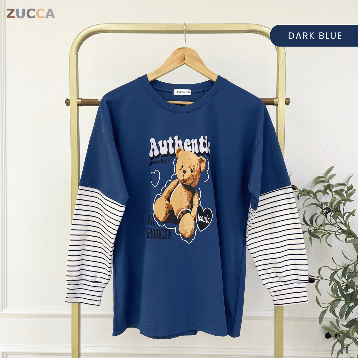 ZUCCA KAYLIE AUTHENTIC TEDDY GRAPHIC COTTON TEE - MA164