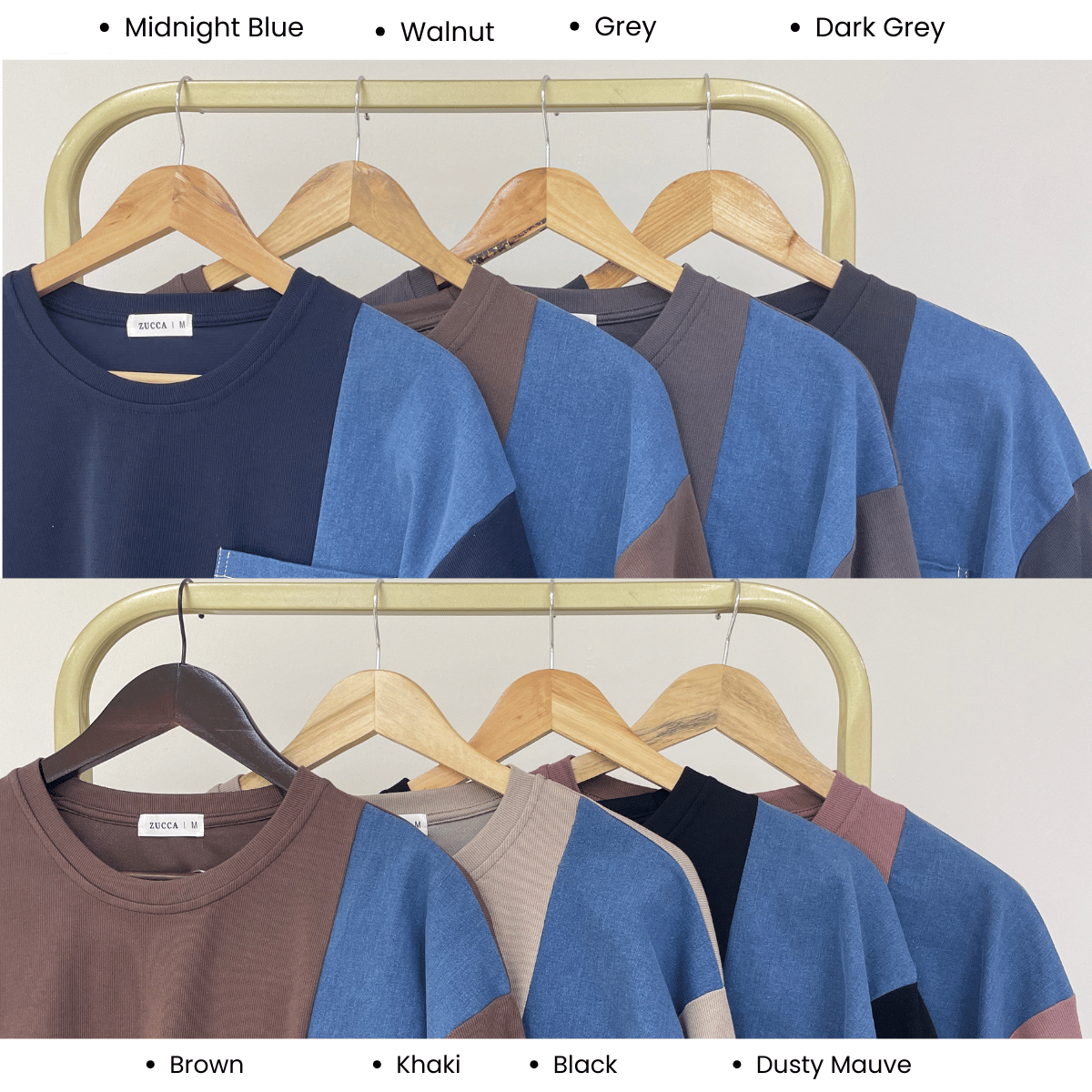 ZUCCA NARISSA TRENDY DAILY COLOURBLOCK MODEST SET - MA165