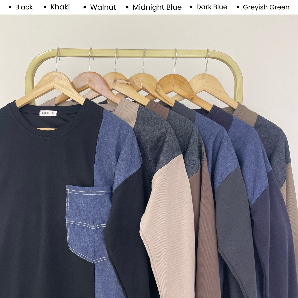 ZUCCA NARISSA TRENDY DAILY COLOURBLOCK MODEST SET - MA165