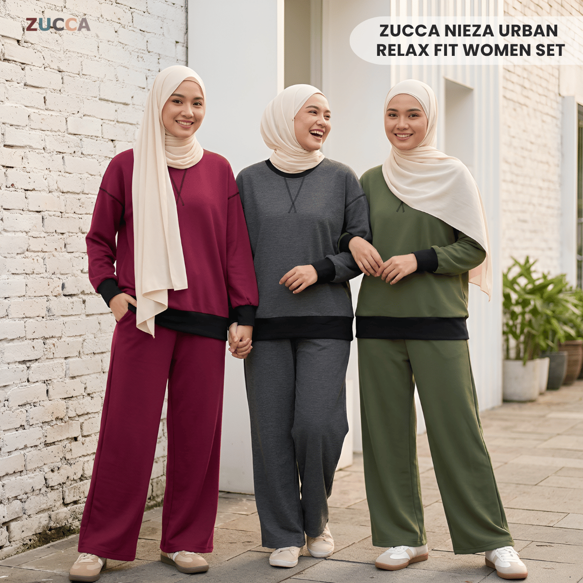 ZUCCA NIEZA URBAN RELAX FIT SET - MA169
