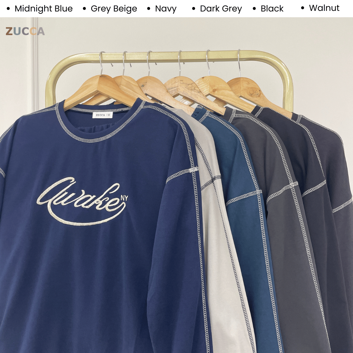 ZUCCA QIANA SIGNATURE STITCH MODEST CO-ORD SET - MA170 (GN258)