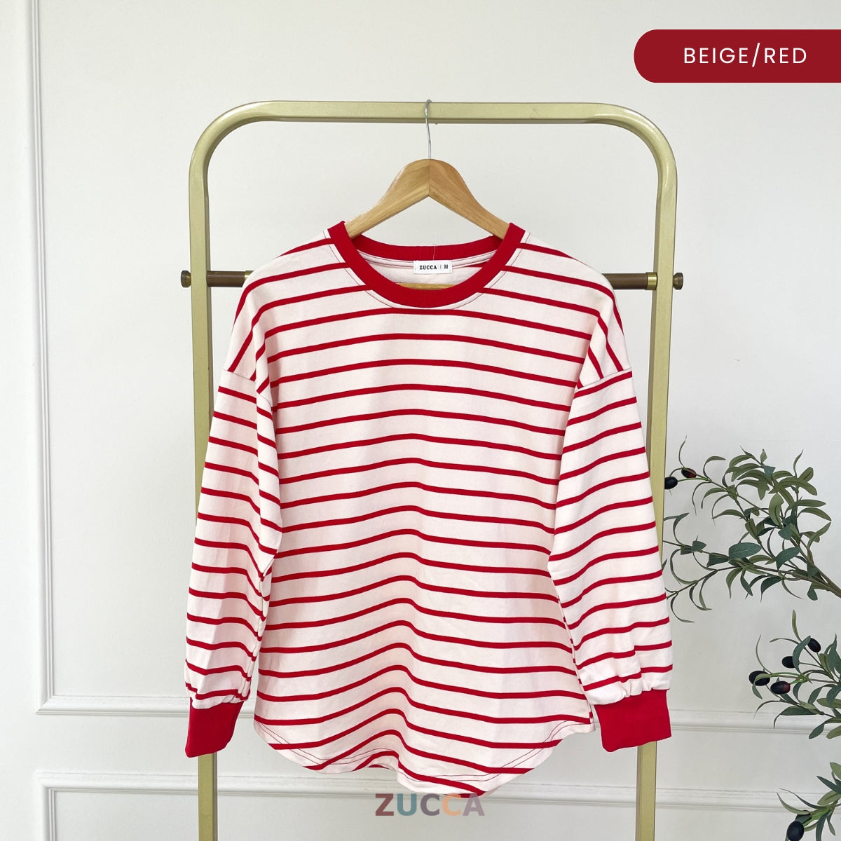 ZUCCA AZUNA KASUAL WOMEN STRIPE LONG SLEEVE - MA172