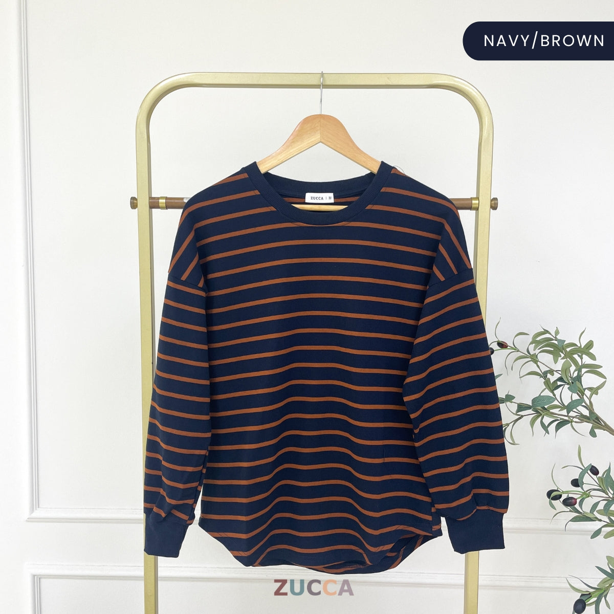 ZUCCA AZUNA KASUAL WOMEN STRIPE LONG SLEEVE - MA172
