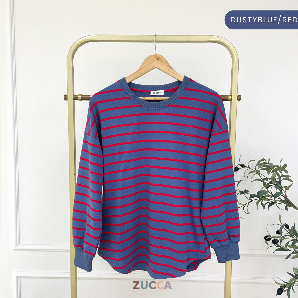 ZUCCA AZUNA KASUAL WOMEN STRIPE LONG SLEEVE - MA172