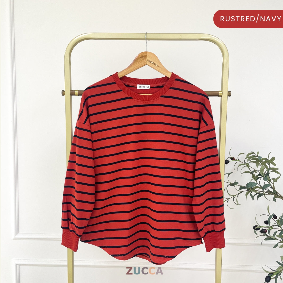 ZUCCA AZUNA KASUAL WOMEN STRIPE LONG SLEEVE - MA172