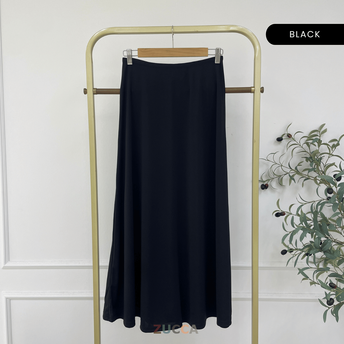 ZUCCA FAZINA FLOWY A-LINE SKIRT MODEST WEAR ESSENTIAL - MA175