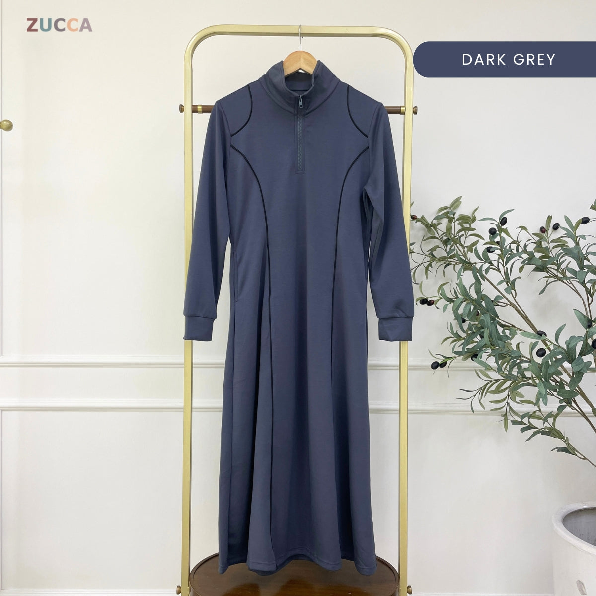 ZUCCA CINDY SPORTY CONTOUR MODEST  DRESS – MA178