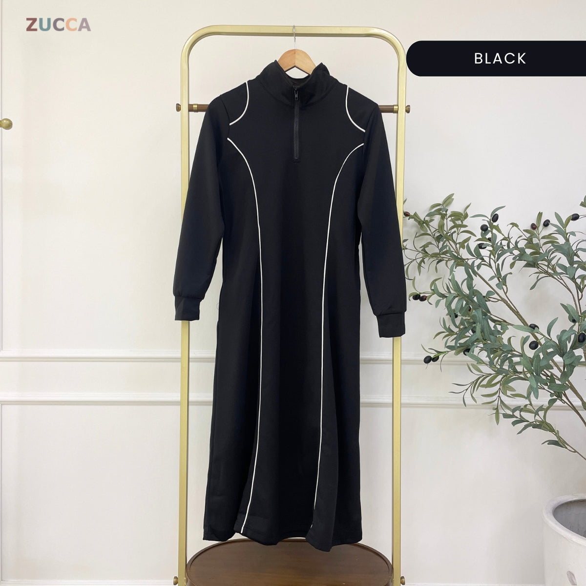 ZUCCA CINDY SPORTY CONTOUR MODEST  DRESS – MA178
